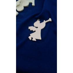 Підвіска-ангел з трубою + гачок